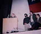 1992, concejal Rivera junto al Pdte. Aylwin (25kb)